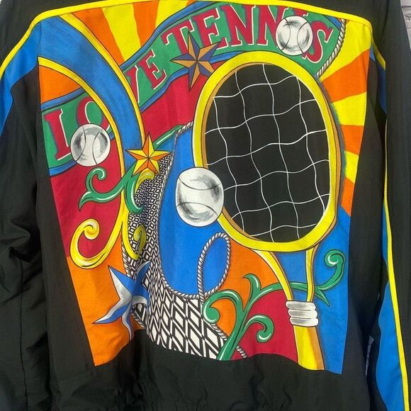 Vintage Tail Womens Graphic Tennis Warmup Jacket Size Medium  256 - Picture 2 of 9